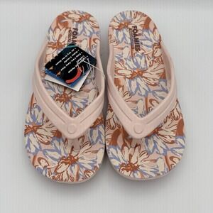 Skechers Women's Foamies Bay Breeze Island Kiss Flip Flop Thong Sandals Size 8